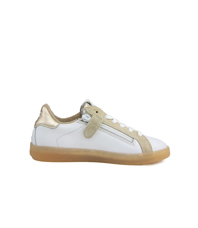 Hip Sneaker Wit Beige Combi