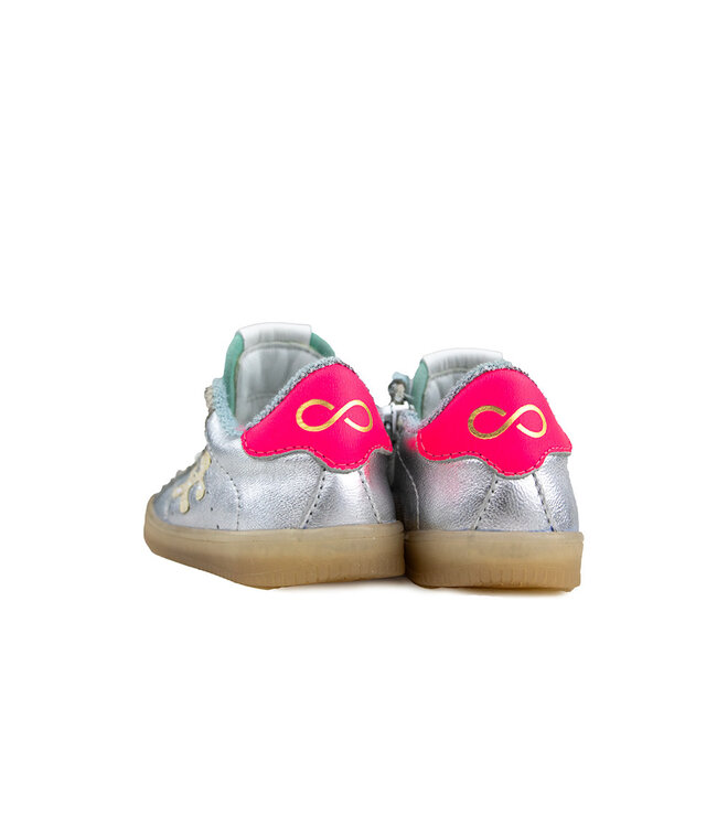 Pinocchio Sneaker Zilver Combi