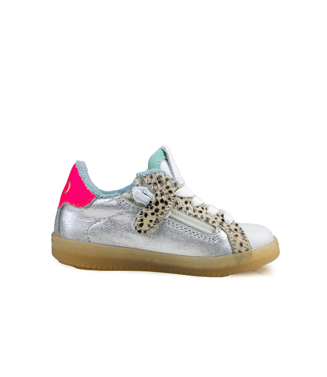 Pinocchio Sneaker Zilver Combi