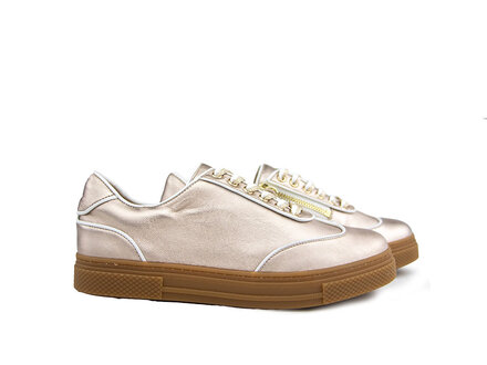 Hassia Hassia Sneaker Lightbronze Weiss Bari H Hassia Hassia Sneaker Lightbronze Weiss Bari H