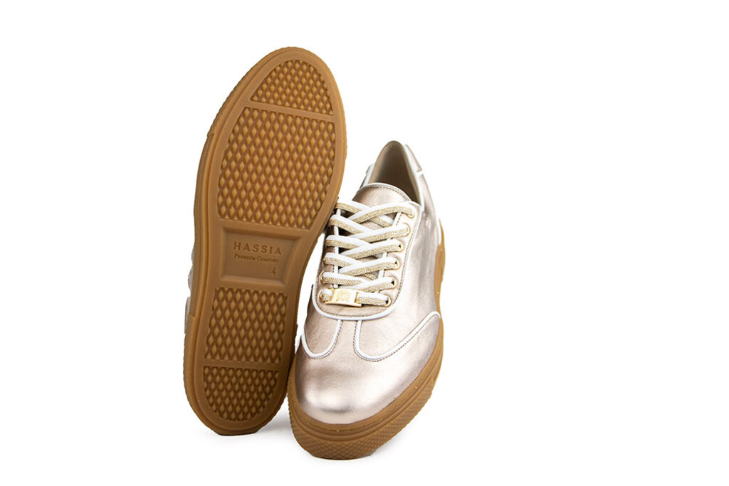 Hassia Hassia Sneaker Lightbronze Weiss
