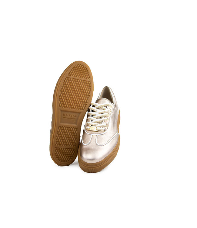 Hassia Sneaker Lightbronze Weiss Bari