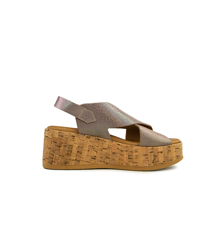 Via Vai Sandaal Sissel Raise Crack Pearl Tabacco