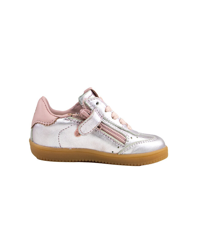 Pinocchio Sneaker Roze Metallic Combi