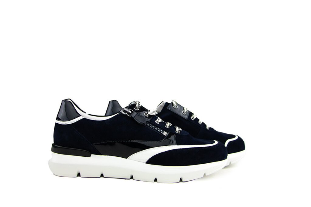 Hassia Hassia Sneaker Blue Weiss Bordeaux