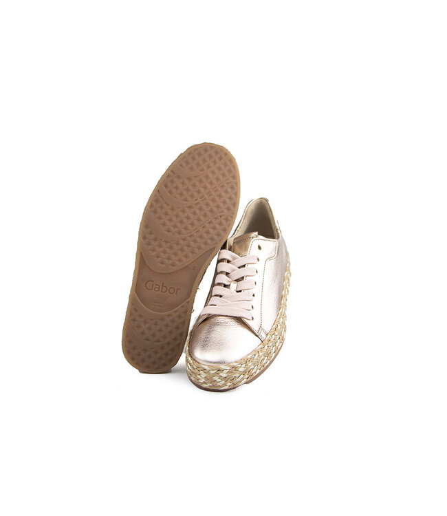 Gabor Sneaker Puder Metal Cervo Lurex