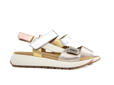 Gabor Gabor Sandaal Metallic Puder Combi Gabor Gabor Sandaal Metallic Puder Combi