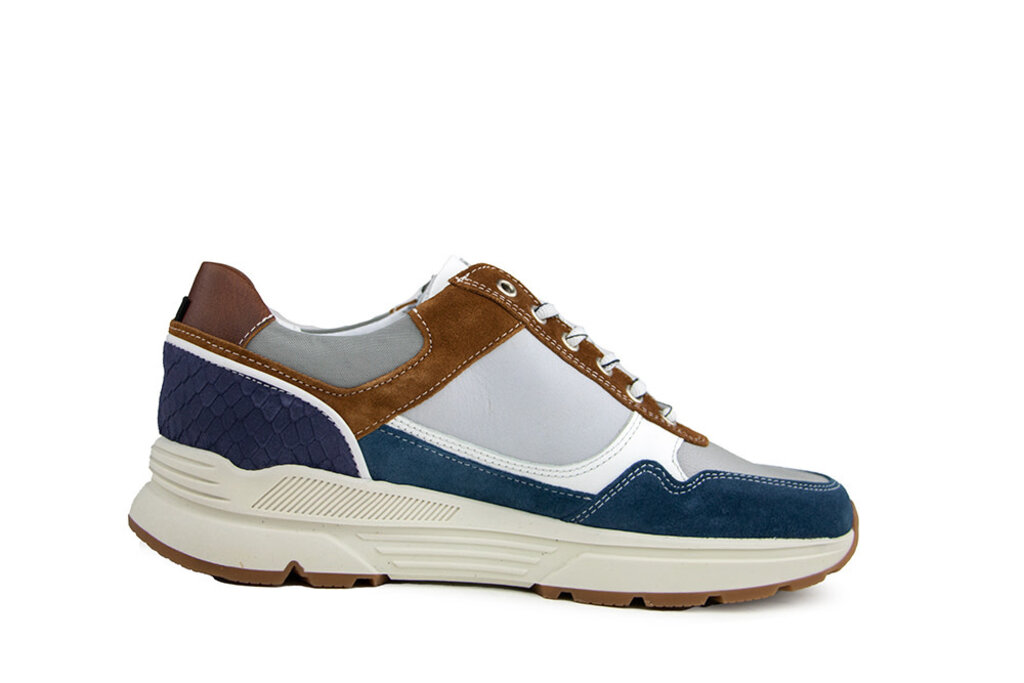 Australian Australian Sneaker Connery H Grey Blue Tan