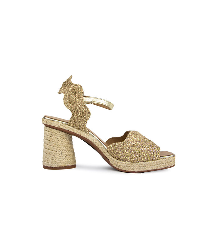 Gaimo Sandaal Danae Platin Natural