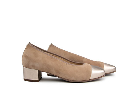 Hassia Hassia Pump Cappuccino Lightbronze Hassia Hassia Pump Cappuccino Lightbronze