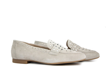 Paul Green Paul Green Loafer Studs Stone Samtziege Paul Green Paul Green Loafer Studs Stone Samtziege
