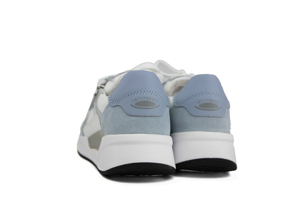 Gabor Gabor Rolling Soft Sneaker Weiss Lagune Silber