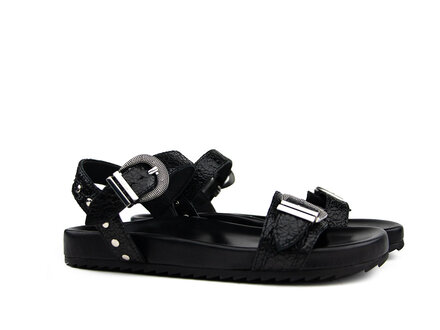 IQÔNIC IQONIC Sandaal Loan 1 Black IQÔNIC IQONIC Sandaal Loan 1 Black