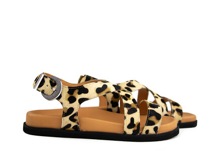 IQÔNIC IQONIC Sandaal Nancy 3 Leopard IQÔNIC IQONIC Sandaal Nancy 3 Leopard
