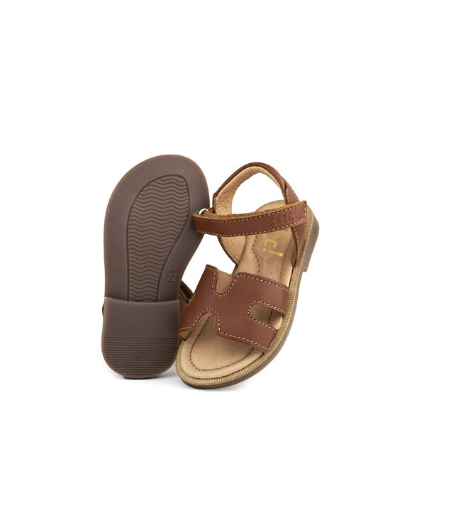 Clic Sandaal Napa Iris Brandy