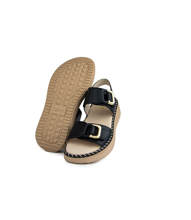 Gabor Sandaal Schwarz Nappa