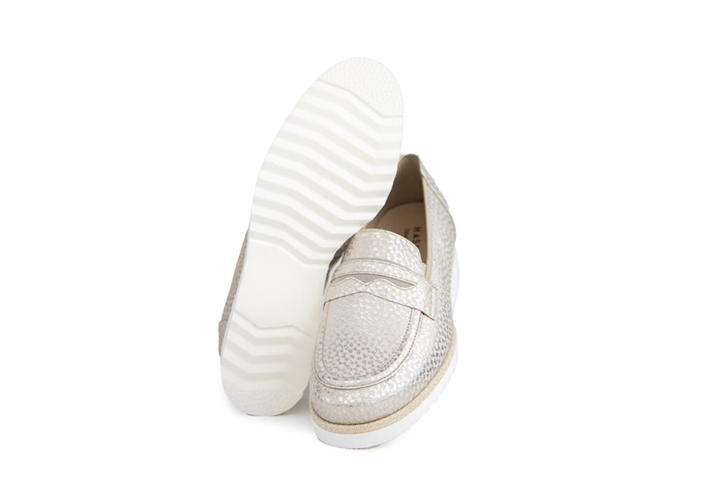 Hassia Hassia Loafer Platin Porzella Sevilla