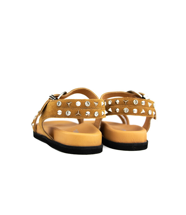 IQONIC Sandaal Lyon 3 Camel Studs