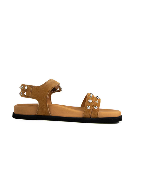 IQONIC Sandaal Lyon 3 Camel Studs