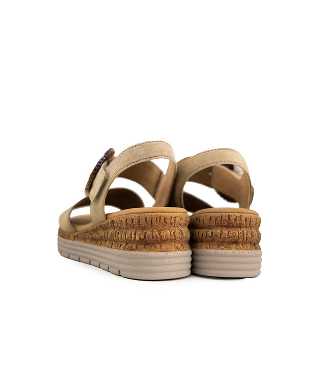 Gabor Sandaal Sand Suede Gesp