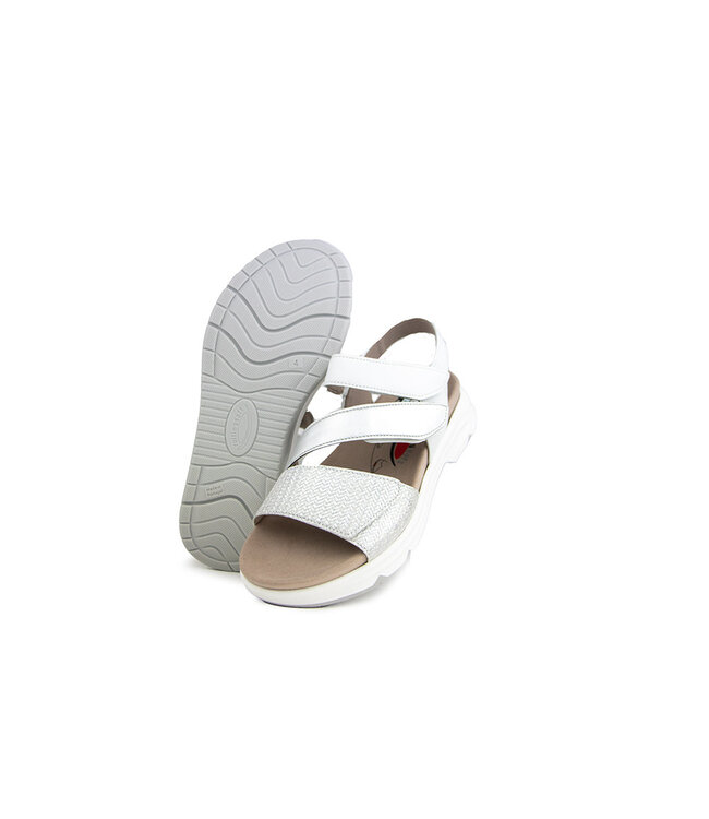 Gabor Rollingsoft Sandaal Silber Weiss