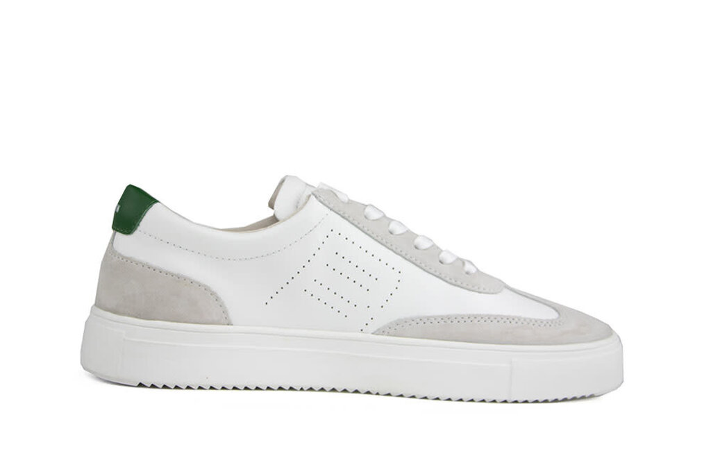 Blackstone Blackstone Sneaker Slate Harper Perf White Green