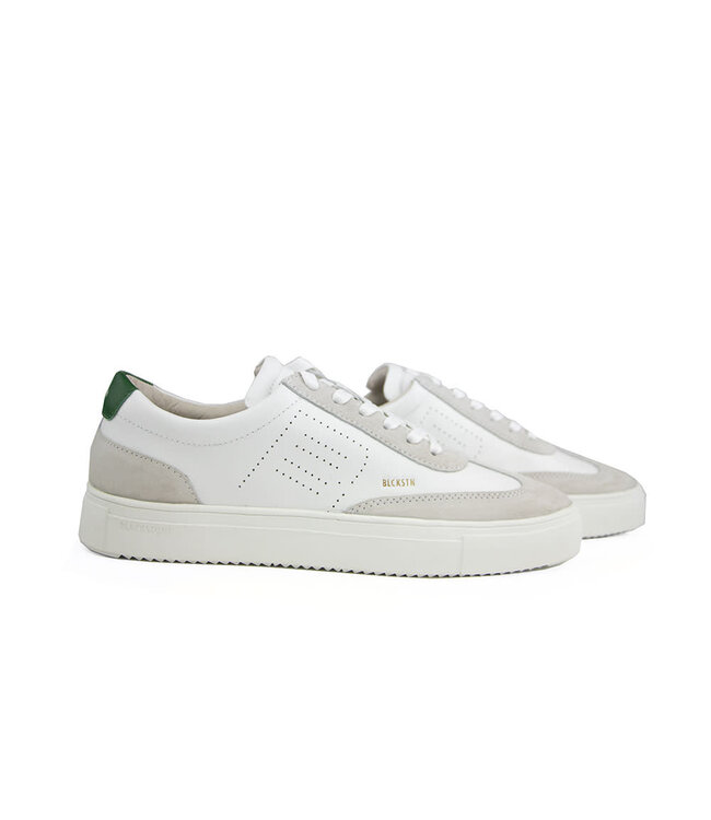 Blackstone Sneaker Slate Harper Perf White Green
