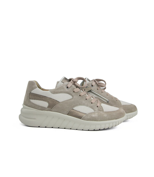 Hartjes Wave Shoe Birke Beige Velour Nappa