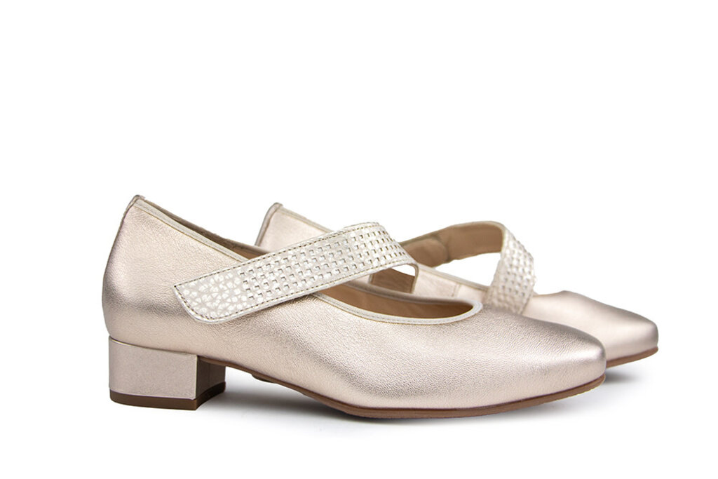 Hassia Hassia Bandschoen Lightbronze Perlato Cordoba
