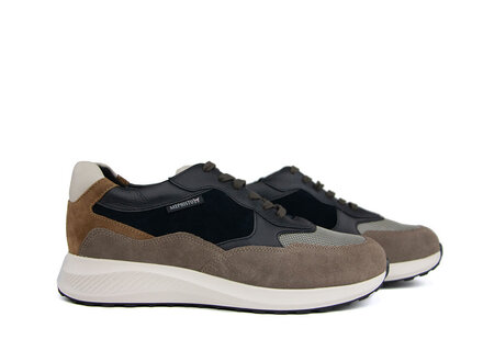 Mephisto Mephisto Sneaker Driss Warm Grey Blue Combi Mephisto Mephisto Sneaker Driss Warm Grey Blue Combi