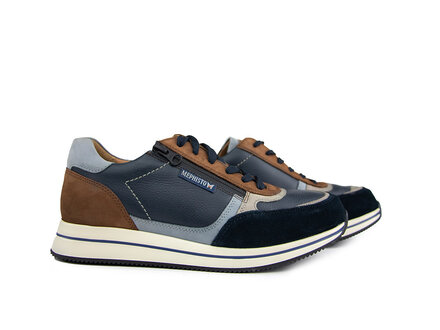 Mephisto Mephisto Sneaker Gilford Blue Mephisto Mephisto Sneaker Gilford Blue