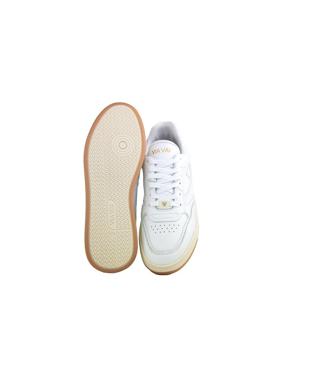 Via Vai Sneaker Sam Levi Vitello Bianco