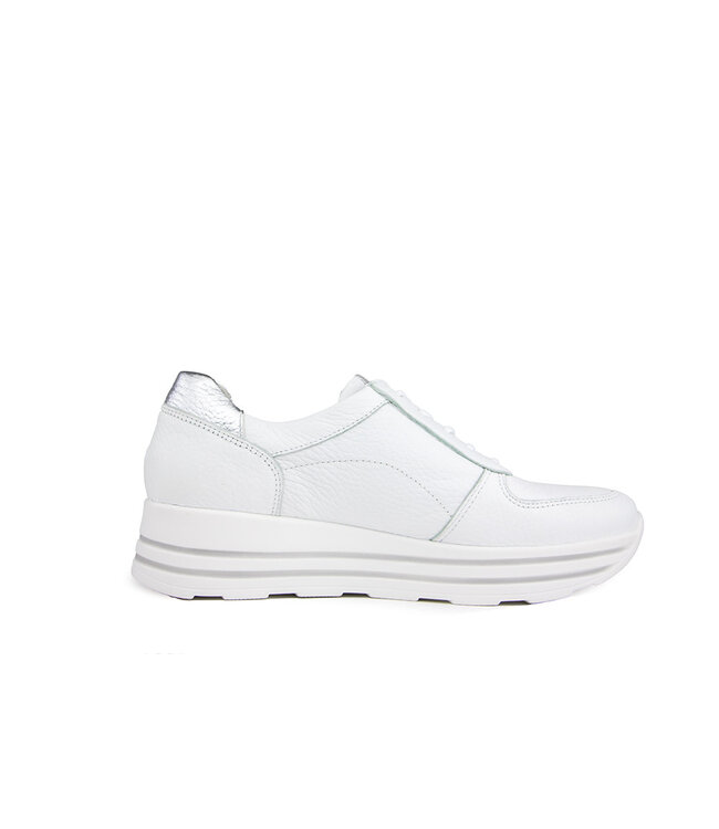 Waldlaufer Sneaker Lana Hirsch Weiss Silber