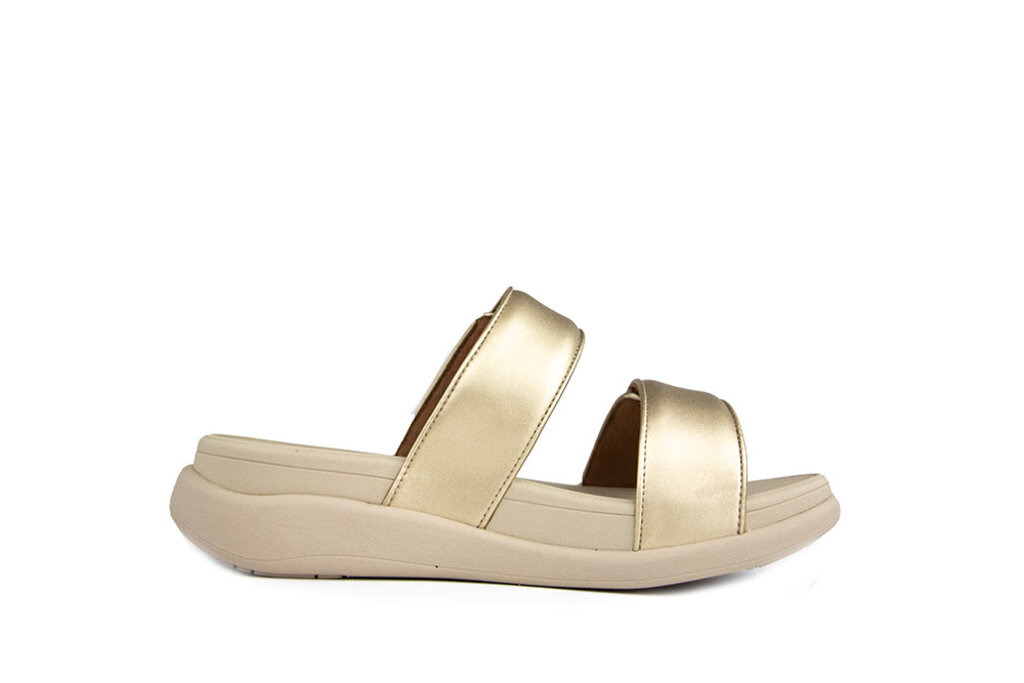 FitFlop FitFlop F-Mode Go Adjustable Flatform Platino