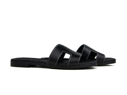 O MY Sandals O My Sandals Slipper Negro Black O MY Sandals O My Sandals Slipper Negro Black