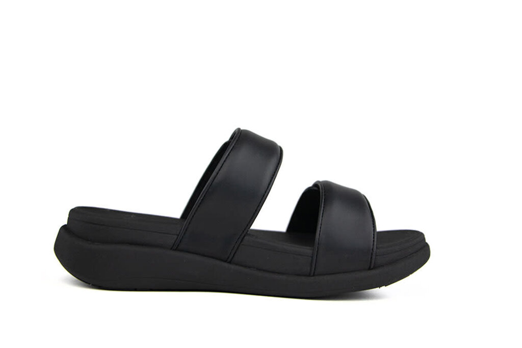 FitFlop FitFlop F-Mode Go Adjustable Flatform All Black