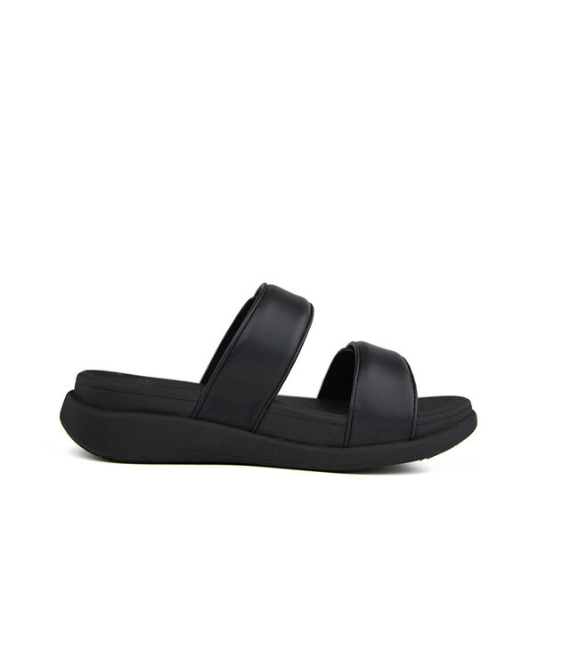 FitFlop F-Mode Go Adjustable Flatform All Black