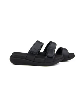 FitFlop FitFlop F-Mode Go Adjustable Flatform All Black