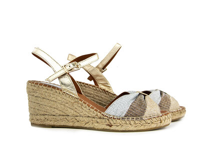 Viguera Viguera Espadrille Combi Metal Viguera Viguera Espadrille Combi Metal