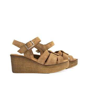 Gabor Gabor Sandaal Sleehak Walnut Suede