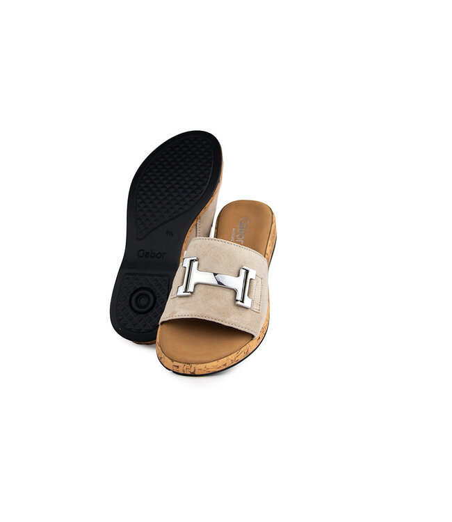 Gabor Slipper Oasi Suede Kurk