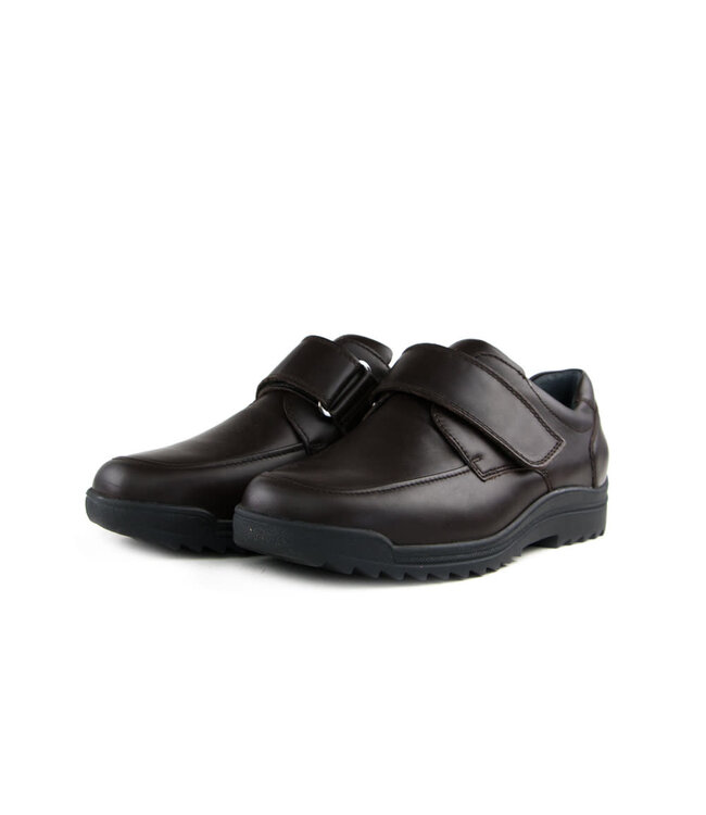 Waldlaufer Klittenbandschoen Kai Brasil Dark Brown