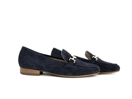 Ara Ara Loafer Bit Blau Kalbvelour Ara Ara Loafer Bit Blau Kalbvelour