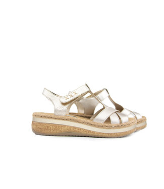 Rieker Rieker Sandaal Lenora  Palegold