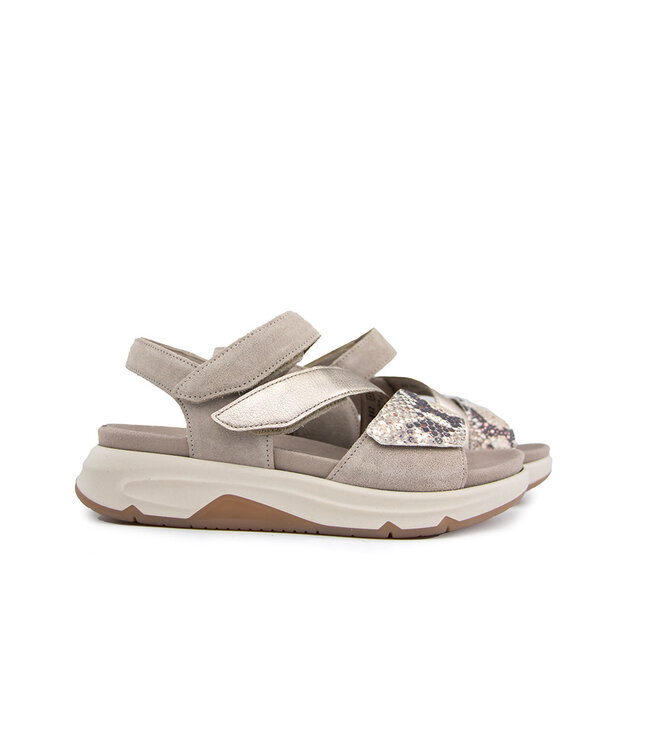 Gabor Rollingsoft Sandaal Snake Pesca Puder