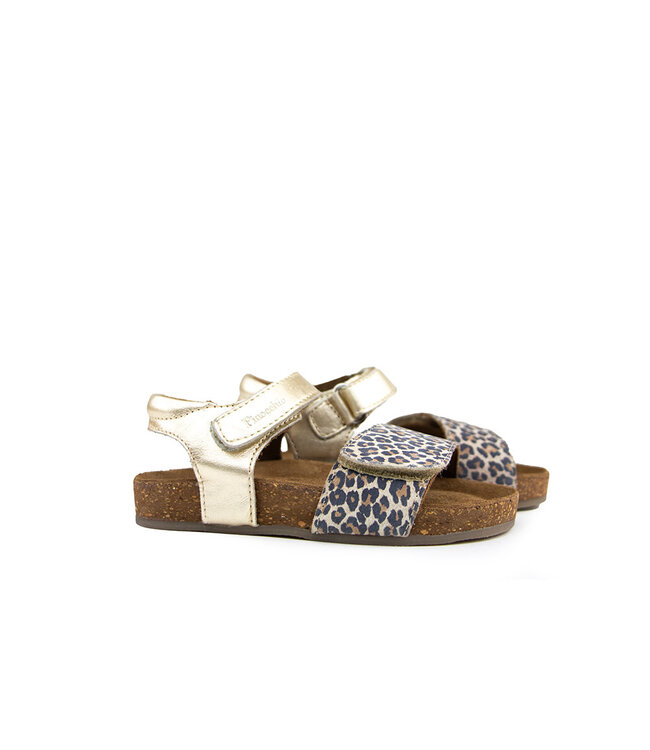 Pinocchio Sandaal Platina Panter Combi