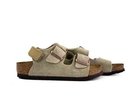 Birkenstock Birkenstock Milano AS Kids Taupe Narrow Birkenstock Birkenstock Milano AS Kids Taupe Narrow