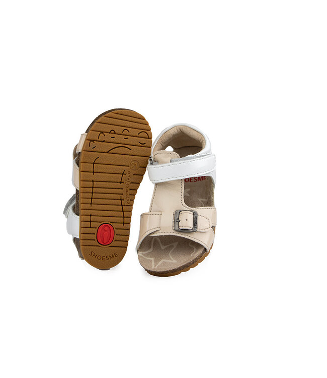 Shoesme Sandaal White Beige Lak