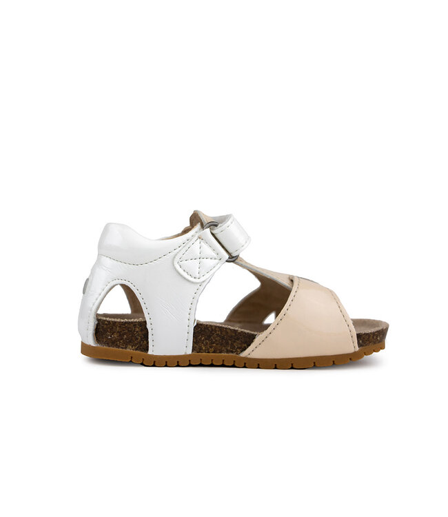 Shoesme Sandaal White Beige Lak