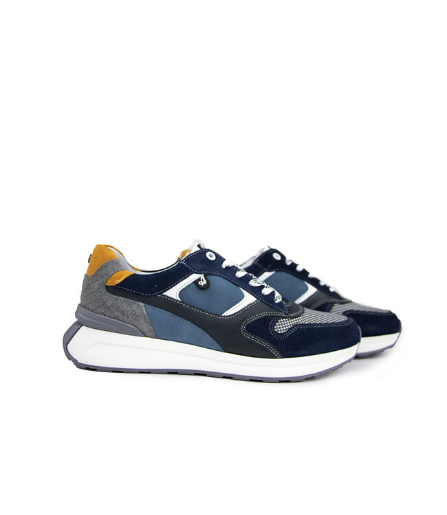 Australian Sneaker Kyoto Blue Grey Yellow